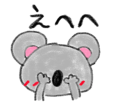 a cute koala sticker sticker #10090028