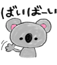a cute koala sticker sticker #10090031