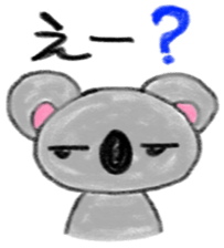 a cute koala sticker sticker #10090054