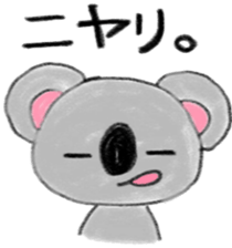 a cute koala sticker sticker #10090055