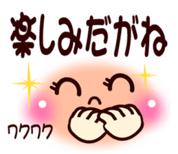 Nagoya's dialect smiley1 sticker #10090387