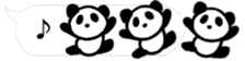 FUKIDASHI PANDA sticker #10090461