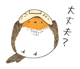 A LITTLE BIRD and WILD BIRDS sticker #10090986