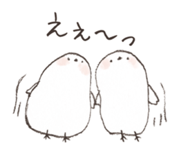 A LITTLE BIRD and WILD BIRDS sticker #10091008