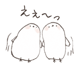 A LITTLE BIRD and WILD BIRDS sticker #10091008