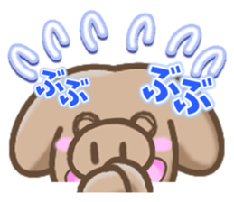 Friendly pig Sticker sticker #10091286