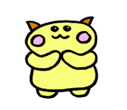 Large cat, and a small cat sticker #10092350