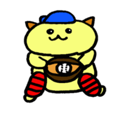 Large cat, and a small cat sticker #10092356