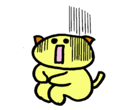 Large cat, and a small cat sticker #10092366