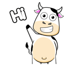 Khaitun Cow sticker #10093256