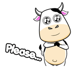 Khaitun Cow sticker #10093277