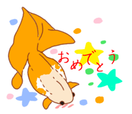 Fluttering Goldfish sticker #10093863