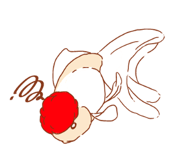 Fluttering Goldfish sticker #10093864