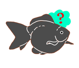 Fluttering Goldfish sticker #10093893