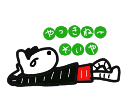 'shimasshi-ma '   zebra sticker #10093953