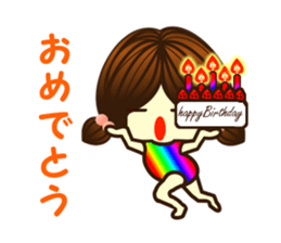 Lovely cute girl part1 sticker #10094103