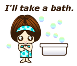 Lovely cute girl part1 sticker #10094119