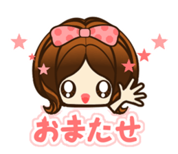 Lovely cute girl part1 sticker #10094124