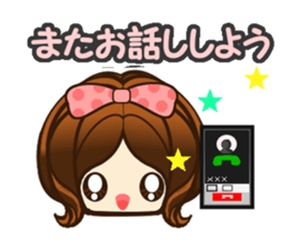 Lovely cute girl part1 sticker #10094126