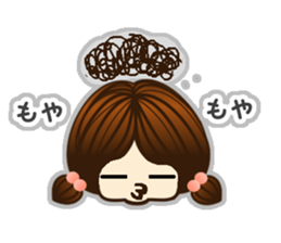 Lovely cute girl part1 sticker #10094129