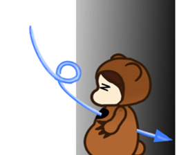 Lovely cute girl part1 sticker #10094132