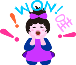 Nani girl sticker #10094165