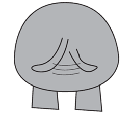 Elephant Satoshi-kun sticker #10094543