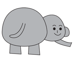 Elephant Satoshi-kun sticker #10094544