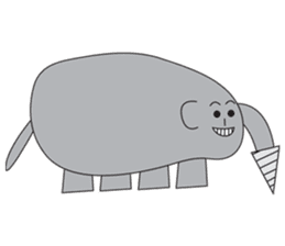 Elephant Satoshi-kun sticker #10094547