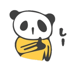 Panda in Nagasaki sticker #10095597