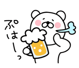 Beer and bear sticker #10095907