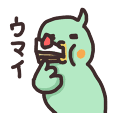 Graffiti parakeet sticker #10095976