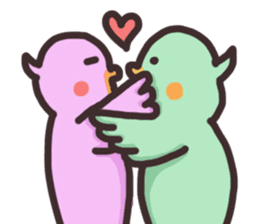 Graffiti parakeet sticker #10095986