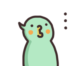 Graffiti parakeet sticker #10096006