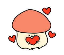 mushroom BOO sticker #10096088