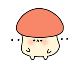 mushroom BOO sticker #10096093