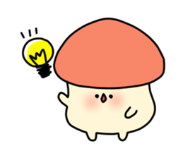 mushroom BOO sticker #10096096