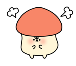 mushroom BOO sticker #10096097