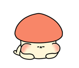 mushroom BOO sticker #10096102
