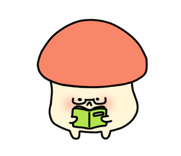 mushroom BOO sticker #10096105