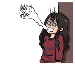 Cewe Sensitif sticker #10096890