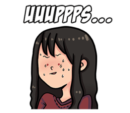 Cewe Sensitif sticker #10096896