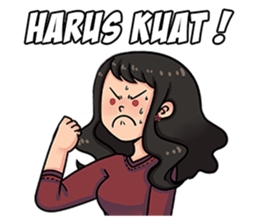 Cewe Sensitif sticker #10096898