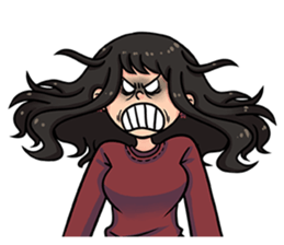 Cewe Sensitif sticker #10096900