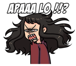 Cewe Sensitif sticker #10096902