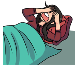 Cewe Sensitif sticker #10096907