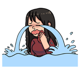 Cewe Sensitif sticker #10096919