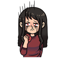 Cewe Sensitif sticker #10096923