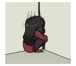 Cewe Sensitif sticker #10096924