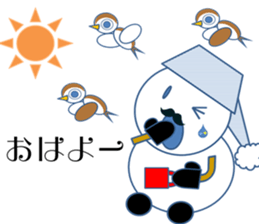 Mr.Snowman One of my best friends sticker #10097452